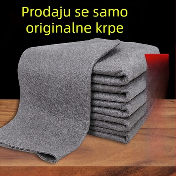Krpica za čišćenje stakla bez tragova, povećana i debela mikrovlaknena krpa za kućno čišćenje