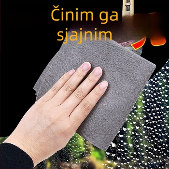 Krpica za čišćenje stakla bez tragova, povećana i debela mikrovlaknena krpa za kućno čišćenje