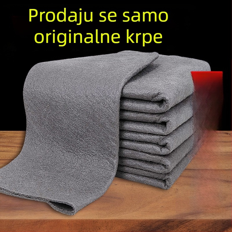Krpica za čišćenje stakla bez tragova, povećana i debela mikrovlaknena krpa za kućno čišćenje