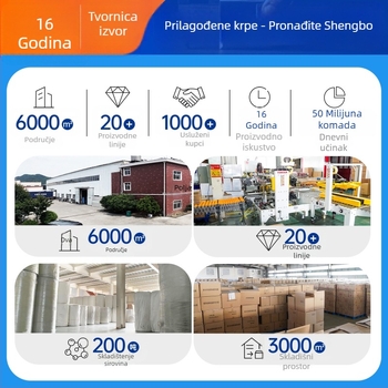 Jednokratne krpe od netkanog materijala, deblje krpe za pranje posuđa za hotele i restorane, prilagodljive.
