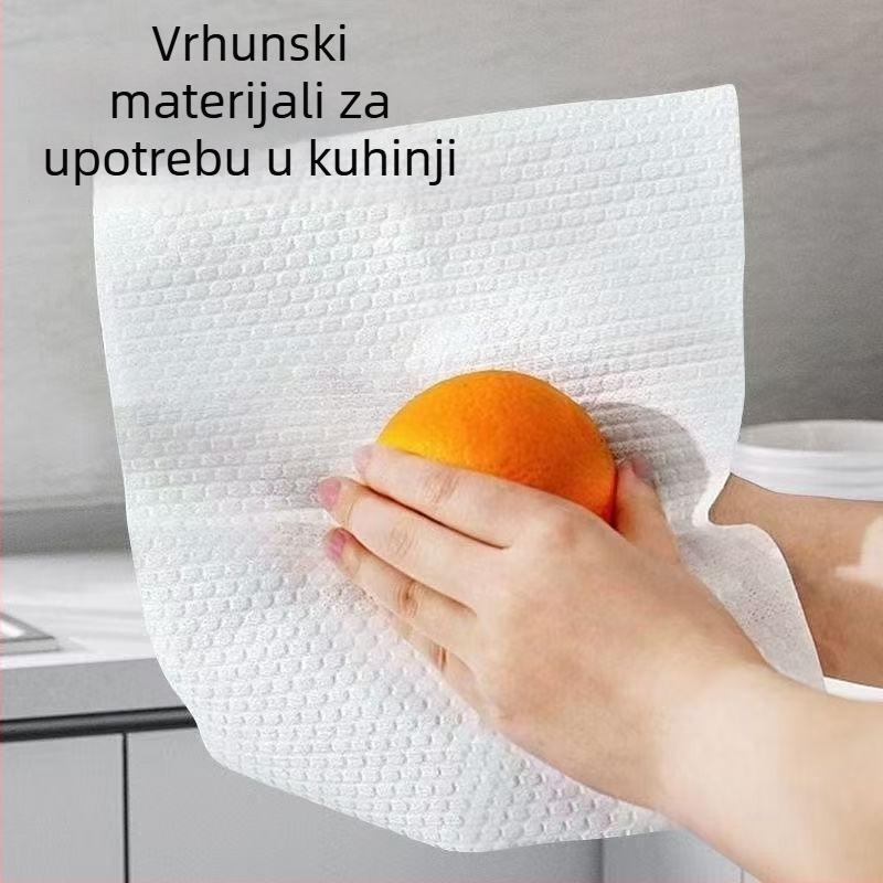 Kuhinjske jednokratne krpe za suho i mokro čišćenje, apsorbirajući netkani materijal