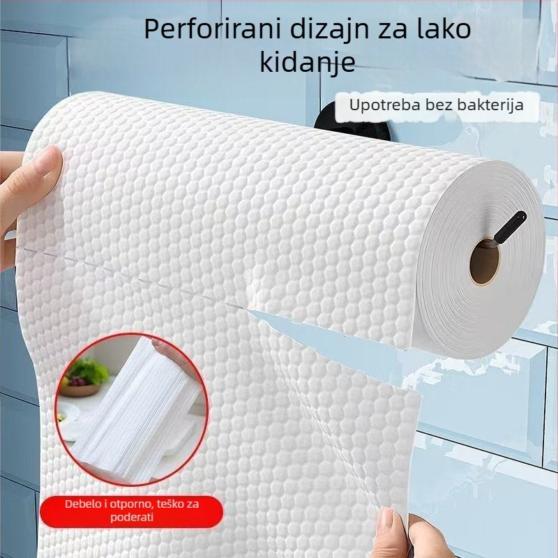 Kuhinjske jednokratne krpe za suho i mokro čišćenje, apsorbirajući netkani materijal