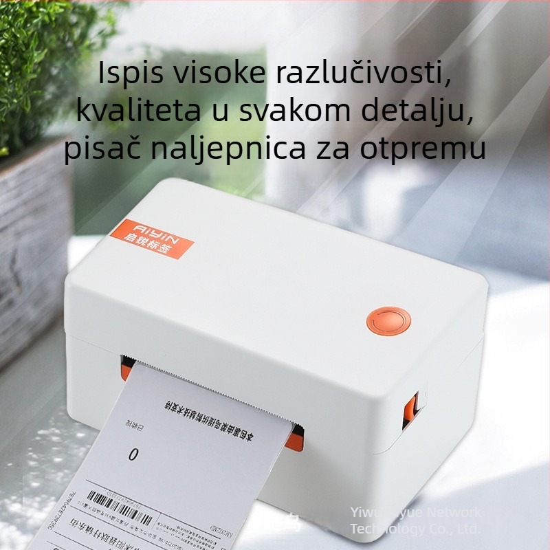 Qirui Kompaktni USB termalni pisač za otpremnice — kompatibilan s računalom, jedno kopija formata, visoka brzina