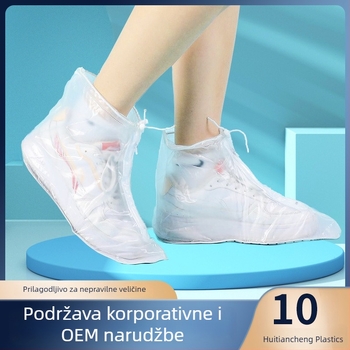 Prilagođene PVC navlake za cipele, debele, višekratna upotreba, vodootporne, protuklizne, moderne vanjske navlake za muškarce i žene