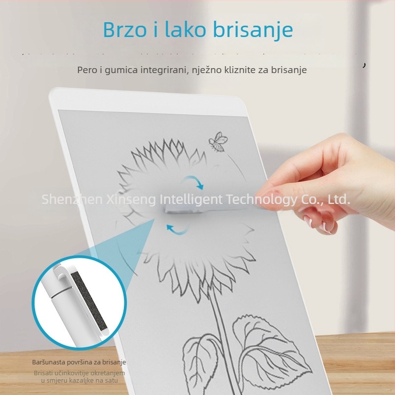 8,5-inčna magnetska bijela ploča s nano kapsulom — bez prašine, bez tinte, bez potrošnog materijala, bez napajanja, za ponovno pisanje i brisanje