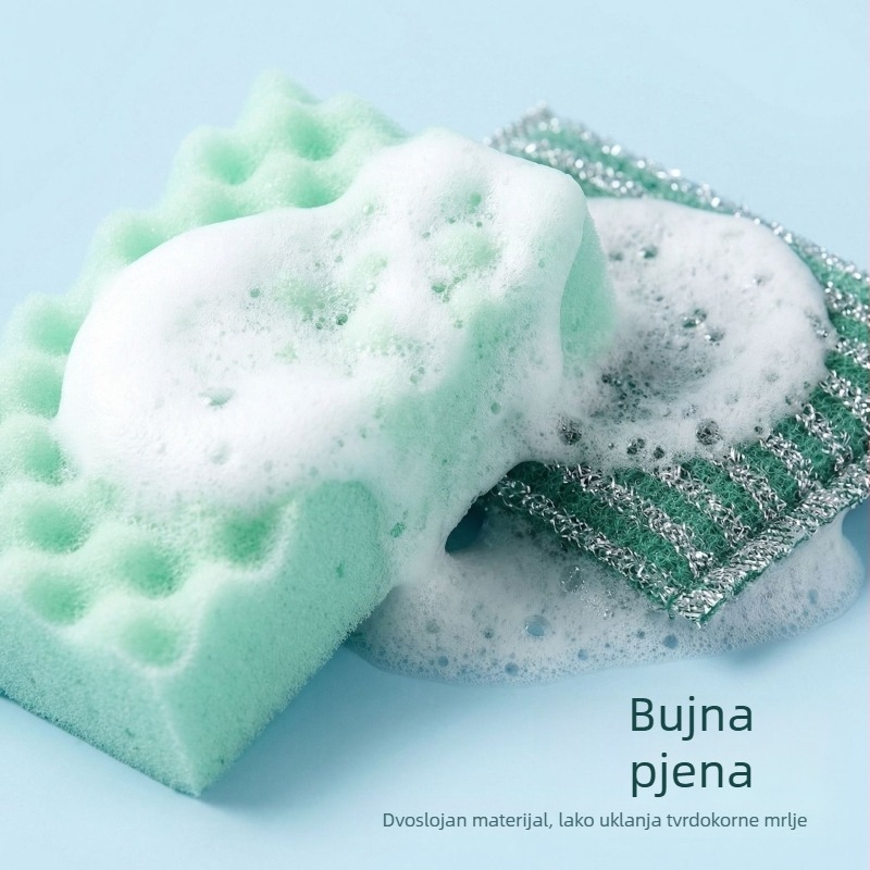 Nehrđavajuća čelična kugla za čišćenje, čelični žicni alat otporan na hrđu za kuhinju, pribor za pranje posuđa, velika čelična kugla