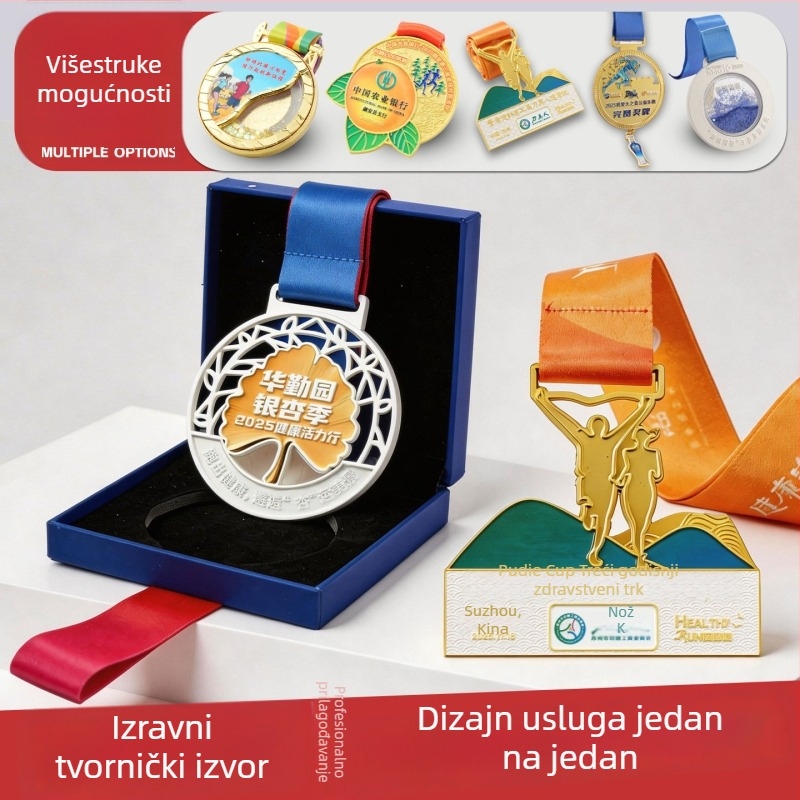 2026 kreativna medalja po mjeri za sportska događanja: maraton, gradska utrka zdravlja, prigodna metalna pločica