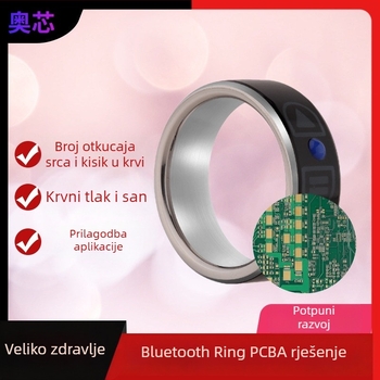 Pametni prsten PCBA rješenje – prsten za zdravstveno praćenje s hardverom i softverom, razvoj i proizvodnja PC aplikacije