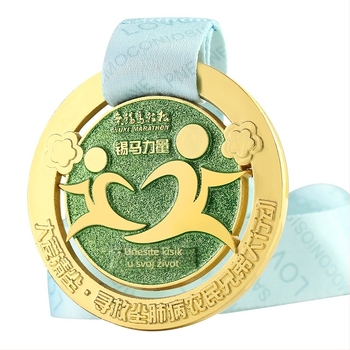 Prilagođena medalja maratona za vrtić – častna medalja i prigodna viseća značka