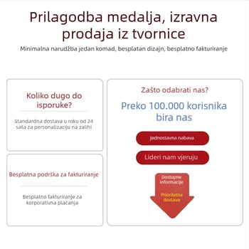 Prilagođene metalne medalje za korporativne nagrade, medalje za maraton, reljefne medalje, izrađene prema vašem dizajnu