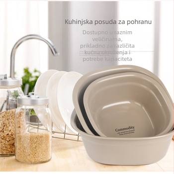 Izdržljivi plastični umivaonici za kućanstvo u velikim, srednjim i malim veličinama; kvadratni umivaonici za pranje rublja u studentskim domovima