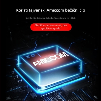 For PPT laserski pokazivač s crvenim LED-om, punjiv, daljinsko prebacivanje stranica, elektroničko pero za prezentacije