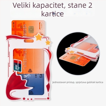 Prilagođeni prozirni akrilni držač kartica s CNC preciznim rezom, kreativna ID kartica za zaposlenika, prozirni bedž posebnog oblika