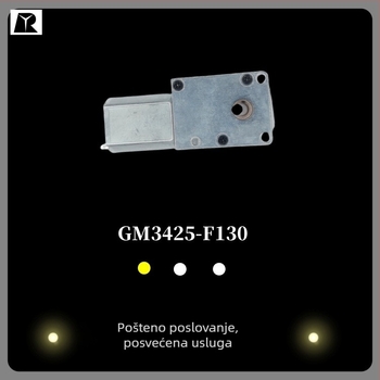 GM3425-F130 motor s vretenastim reduktorom za čišćenje prozora, stolnog robota i brojila novca