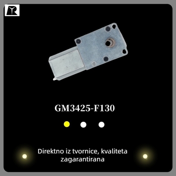 GM3425-F130 motor s vretenastim reduktorom za čišćenje prozora, stolnog robota i brojila novca