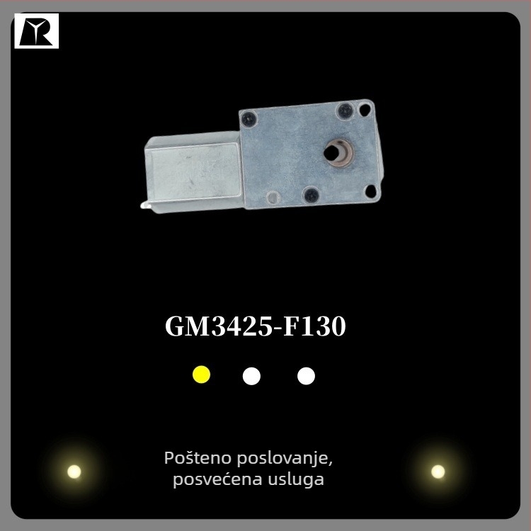 GM3425-F130 motor s vretenastim reduktorom za čišćenje prozora, stolnog robota i brojila novca