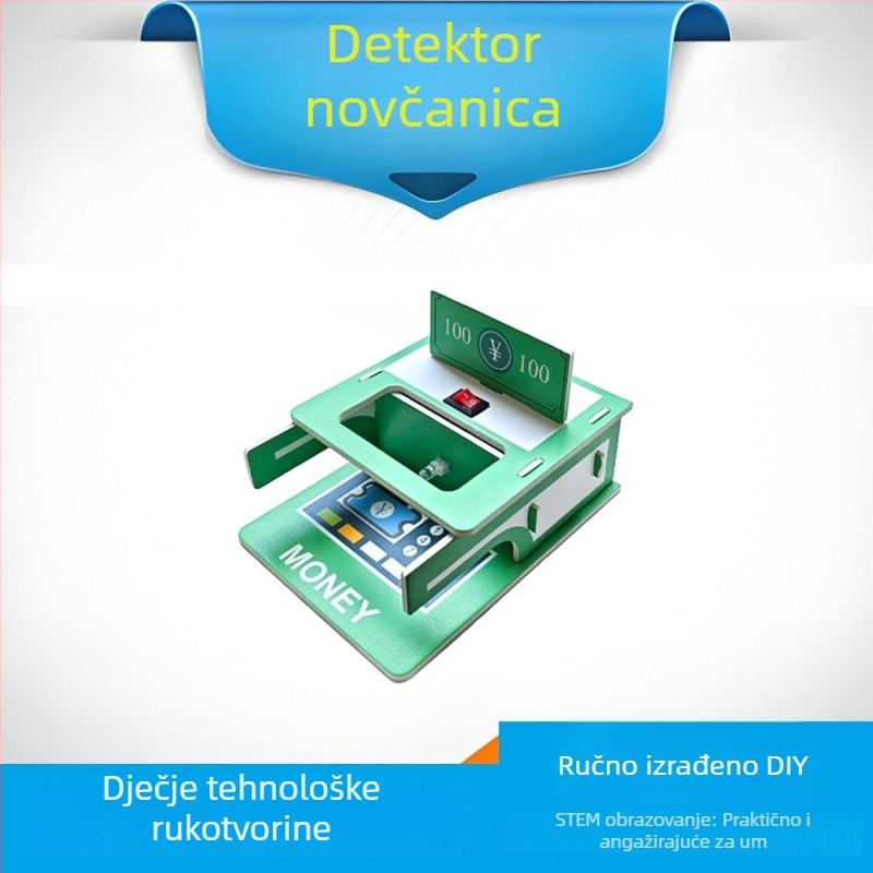 DIY set detektora bankovnih novčanica za učenike — znanstvena igračka i praktičan eksperiment