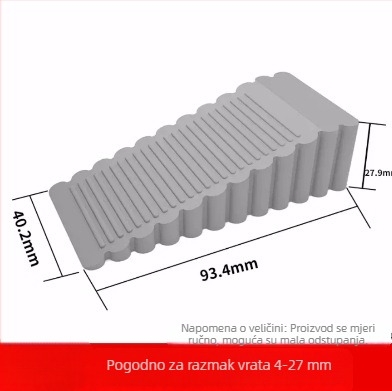 Nevidljivi zaustavljač vrata – protiv sudara, otporan na vjetar, za kućnu upotrebu
