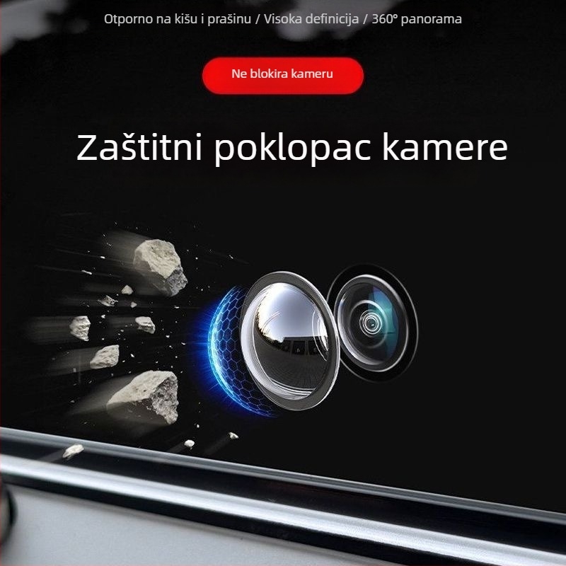 Zaštitni poklopac kamere za automobil i poklopac leće za 360° sustav stražnjeg pogleda