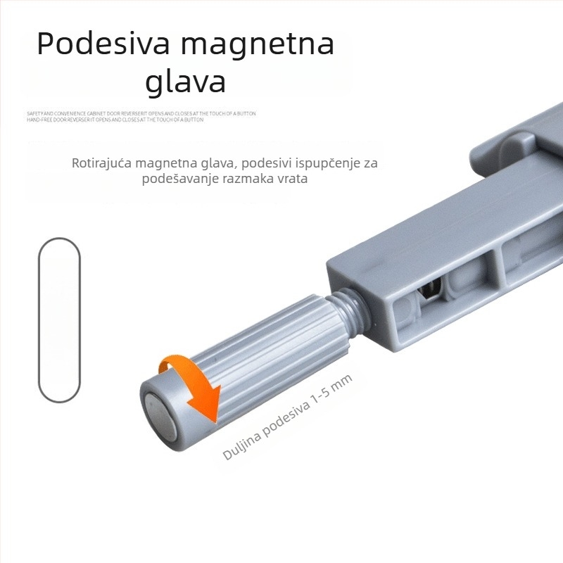Novi magnetski mehanizam vrata ormarića od plastike i najlona – ekstra veliki, snažan magnetski bezkontaktni držač, magnetsko privlačenje ormara