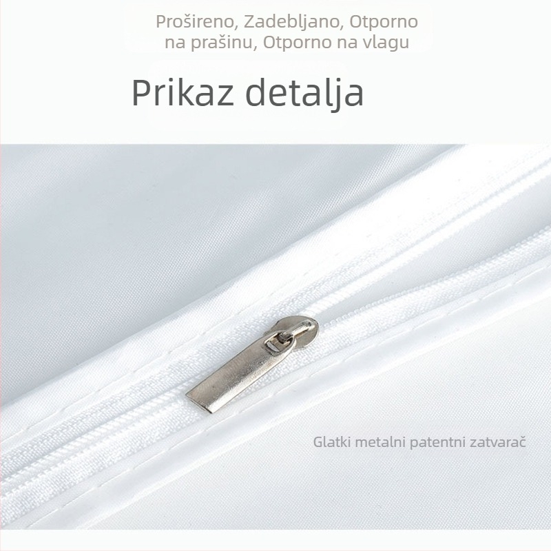 PEVA debeli 3D zaštita od prašine za odjeću – set vrećica za skladištenje odjeće