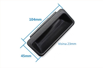 DMK025 Ovalna plastična ručka za vrata industrijskog ormara, ABS, mat završna obrada