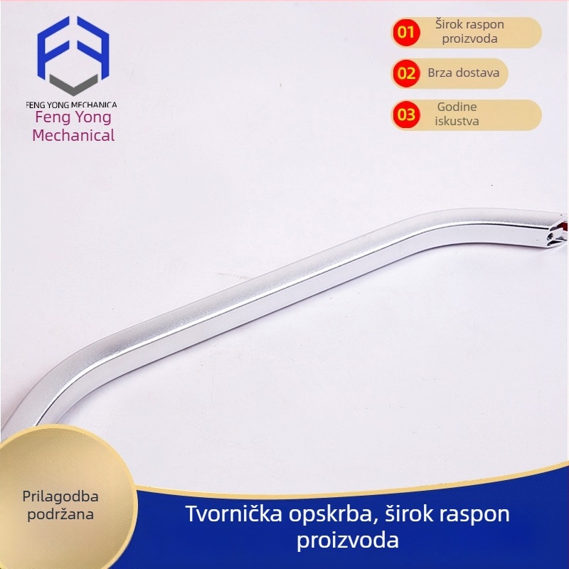 Fengyong ručka od aluminijskog legura u obliku luka – industrijski stil, za dvokrilna vrata, mostovita ručka, dodatna oprema industrijske opreme
