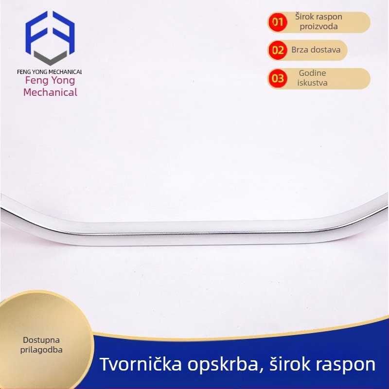 Fengyong ručka od aluminijskog legura u obliku luka – industrijski stil, za dvokrilna vrata, mostovita ručka, dodatna oprema industrijske opreme
