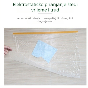 Zaštitna navlaka protiv prašine, prozirna zaštitna folija, univerzalna navlaka za namještaj, kauč i krevet