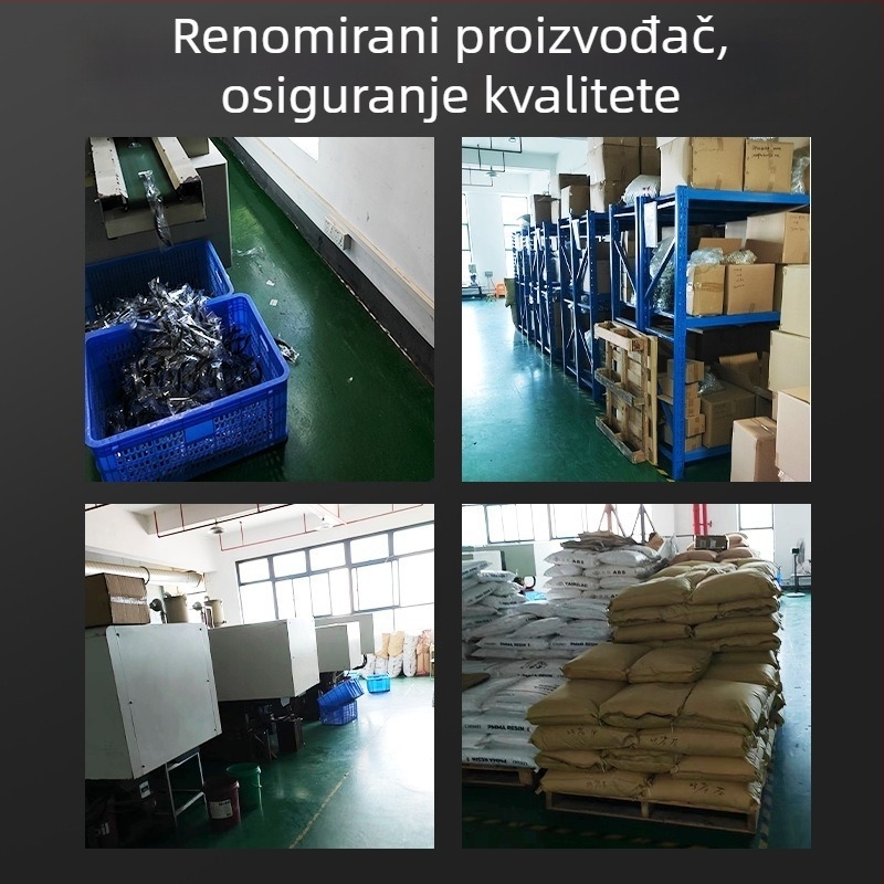 Plastična ručka za ormar, zakrivljenog T oblika, moderni minimalistički stil