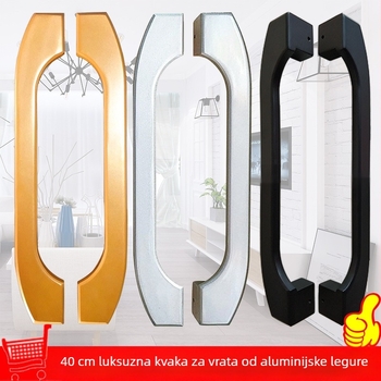 Ručka od aluminijske legure za klizna vrata – moderni minimalistički dizajn za kuhinjska i staklena balkonska vrata