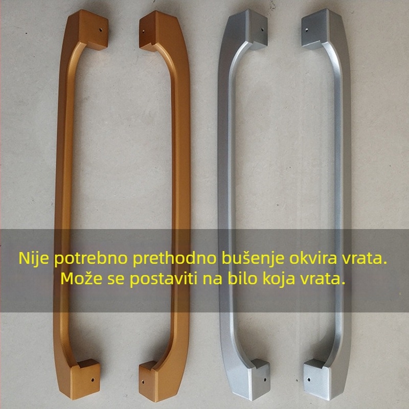 Ručka od aluminijske legure za klizna vrata – moderni minimalistički dizajn za kuhinjska i staklena balkonska vrata