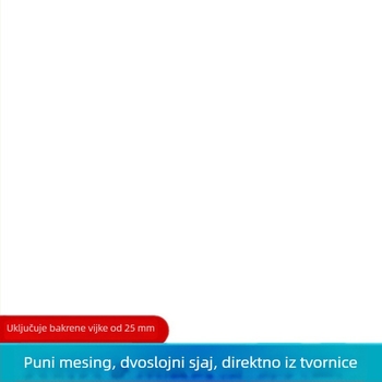 Moderna minimalistička mesingana drška za ormariće i ladice