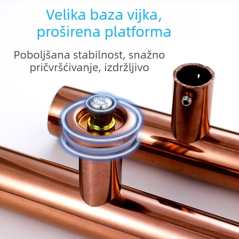 Rukohvati od nehrđajućeg čelika za staklena vrata, pogodna za klizna i bezokvirna vrata, ojačana glavna vrata, drvene ručke za vrata