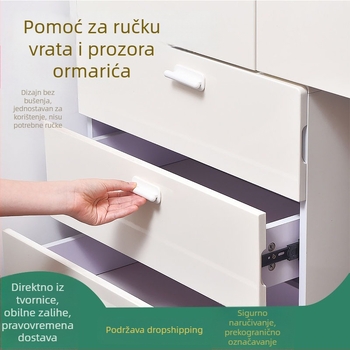 Ljepljiva ručka za vrata i prozore bez bušenja – za kuhinjske ormariće, garderobu i ladice, namještaj od drveta i stakla