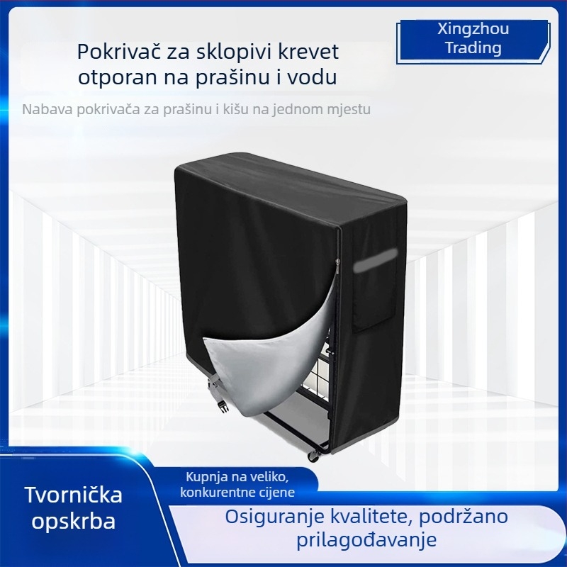 Zaštitna navlaka protiv prašine i kiše za uredsku sklopivu postelju, sklopivi kauč-postelju i vanjsku sklopivu ležaljku