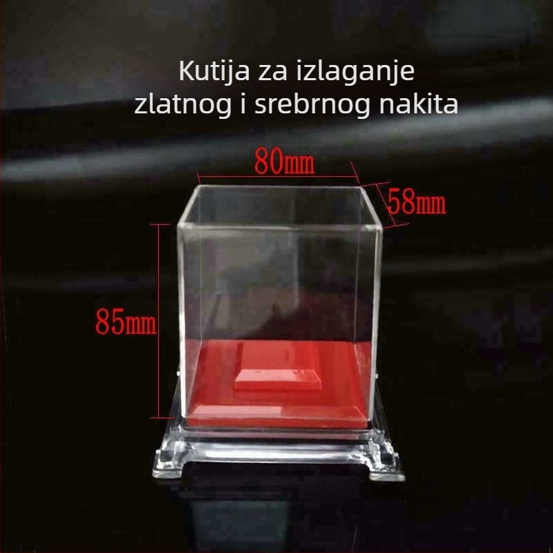 Kutija za izlaganje zlatnih i srebrnih nakita, drevni ukrasi, Buddha statua sa zodijakom, zaštitno kućište i stalak za izlaganje