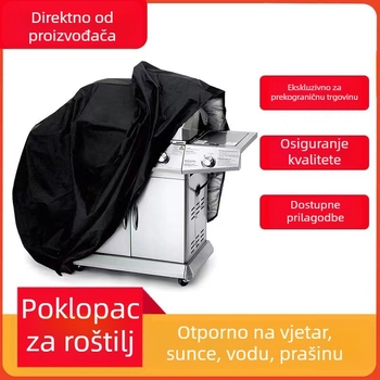 Vanjska navlaka za roštilj, vodootporna i otporna na prašinu, Oxford platno, UV otporan