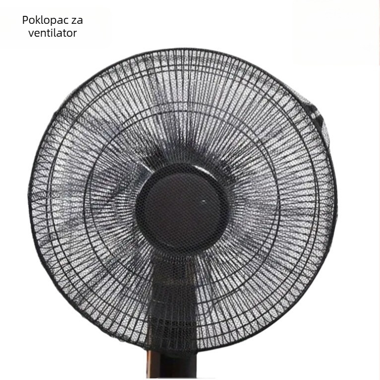 Pokrov ventilatora s mrežom zaštite djece, za podne i stolne ventilatore, universalni zaštitni pokrov od prašine