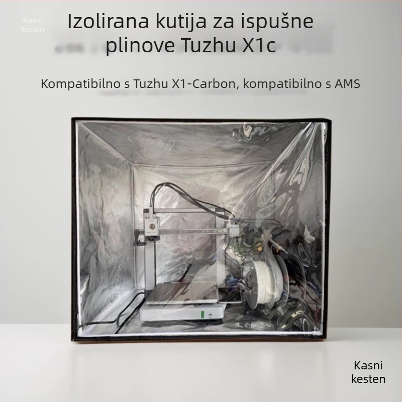 Tuozhu A1/3D pisač: kućište za zatvaranje, verzija Chuangxiang V3, prašno-izolacijski pokrov i dodatci za ispuštanje mirisa