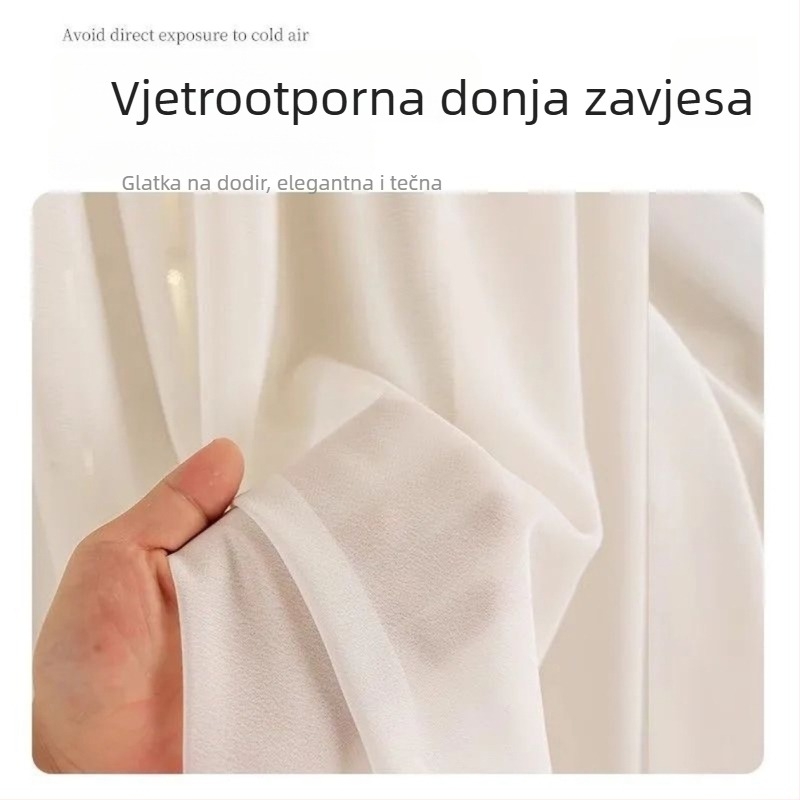 Zavjesa s deflektorom za klimatizaciju protiv izravnog puhanja, zidni montaža, model 2026, Gree, visokokvalitetna navlaka za prašinu, zaštitna tkanina, za uporabu nakon poroda