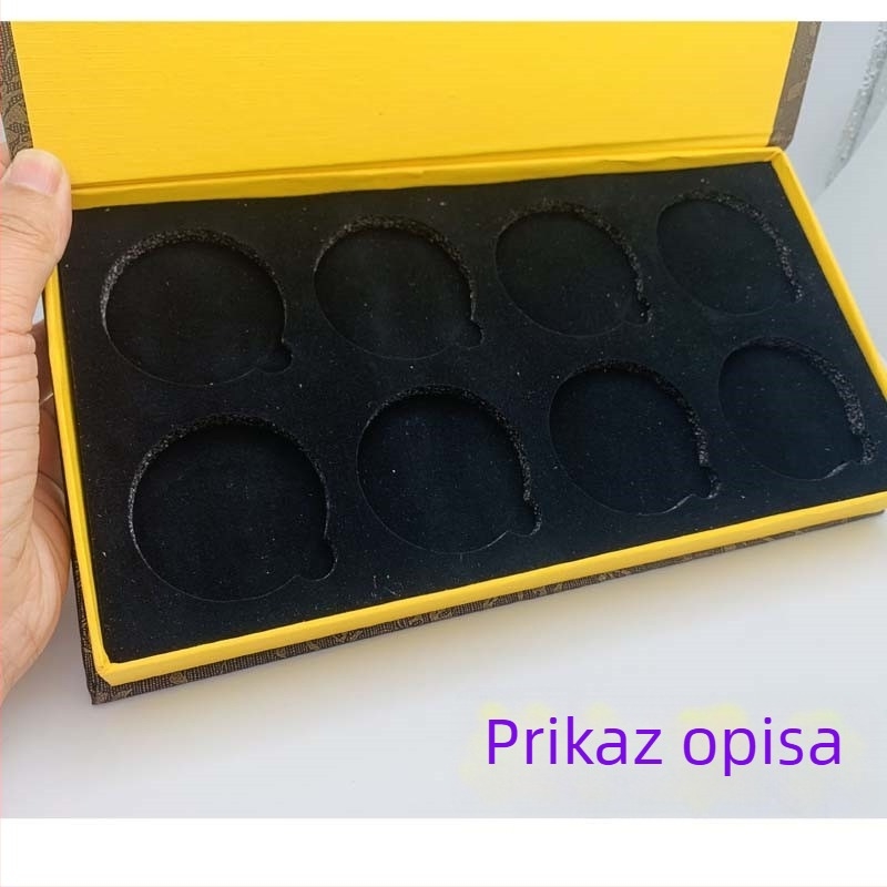 Papirnata kutija za poklon s 8 pretinaca za 45 mm spominske novčiće