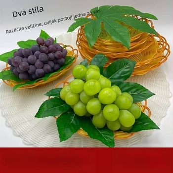 Plastična pletena košara za voće i povrće, pladanj i košara za grickalice