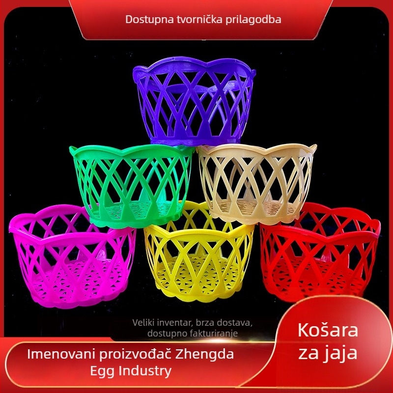 Plastična košarica za pakiranje jaja za supermarket, mala košarica za jaja s farme