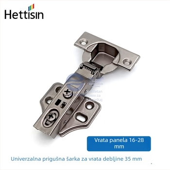 Dvostupanjski šark s malim kutem, od hladno valjanog čelika, anti-korozivni titan-nikl pre debe vrata
