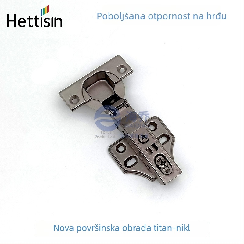 Dvostupanjski šark s malim kutem, od hladno valjanog čelika, anti-korozivni titan-nikl pre debe vrata
