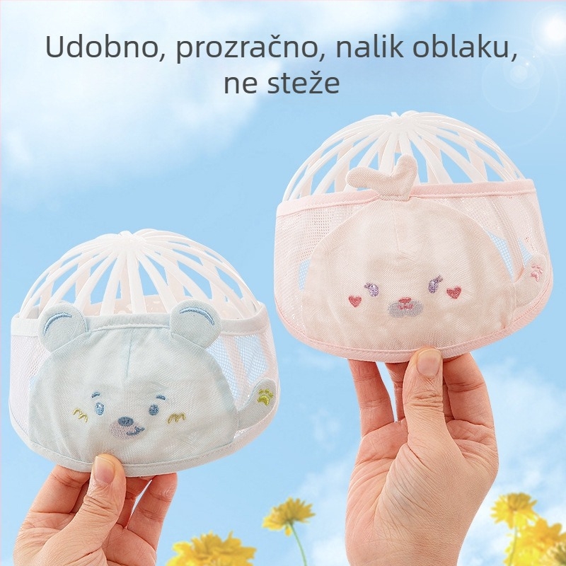 Tu Tu Ya novorođenačka ljetna kapica od pamuka, lagana, unisex, za 0–3 mjeseca