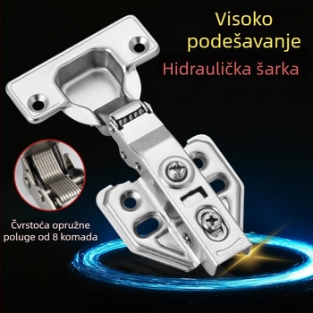 Hidraulična šarka s amortizerom za ormariće i garderobna vrata, namještaj hardver, dodaci za vrata i prozore