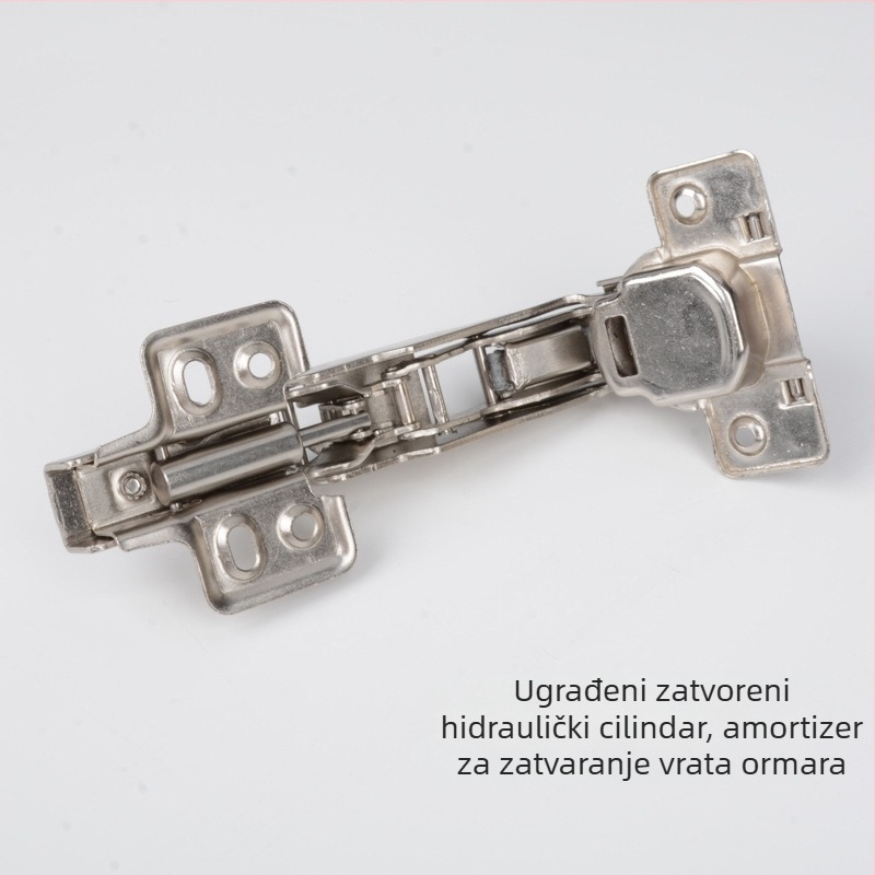 Hidraulični šarniri za sklopna vrata s kutem 165°/180°, s amortizerom – veliki kutni šarniri za ormariće s bufferom ugla