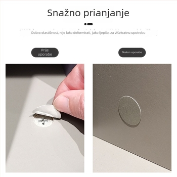 Samoljepljivi PVC poklopac za rupe u namještaju, 3-u-1, vodootporan i otporan na prašinu.